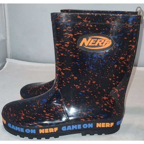 Nerf Splatter PVC Wellies Rain boots Size 2 - Picture 5 of 8